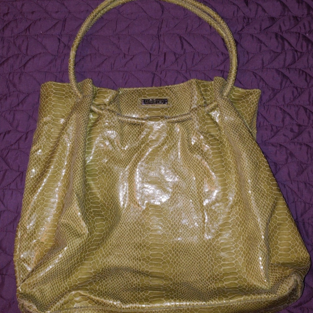 Apple green purse